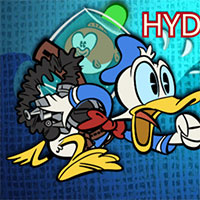 Donald Duck in Hydro Frenzy game