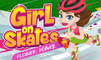 Girl on Skates: Flower Power