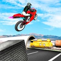 Highway Traffic Bike Stunts game